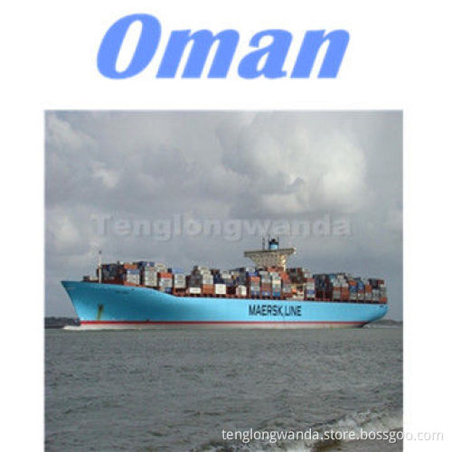 FCL LCL Sea Cargo to Muscat of Oman from Qingdao, Xiamen and Tianjin